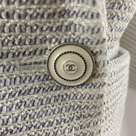 CHANEL Tweed Eyelet Crop Jacket - Picture 6 of 9